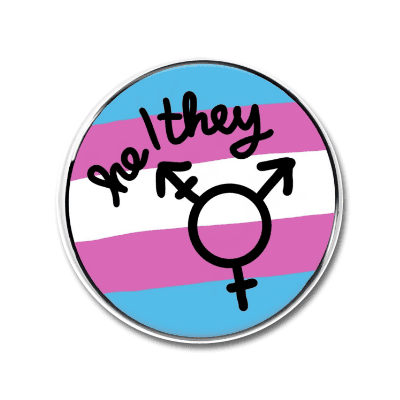 he/they Pronomen | Button he/they Pronomen | Button