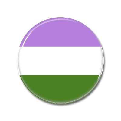 genderqueer Flag | Button genderqueer Flag | Button
