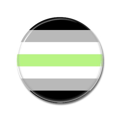 agender Flag | Button agender Flag | Button