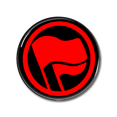 Antifa Flagge rot | Button Antifa Flagge rot | Button