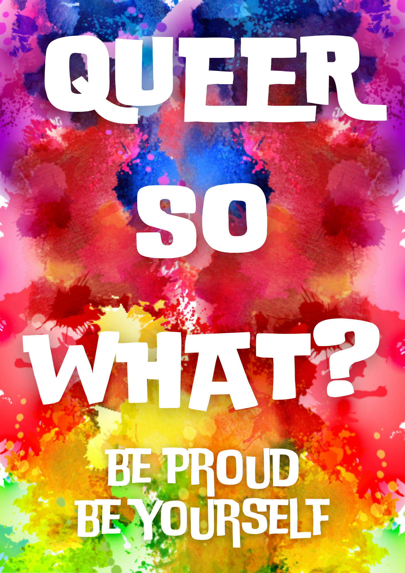 QUEER SO WHAT? | Poster QUEER SO WHAT? | Poster