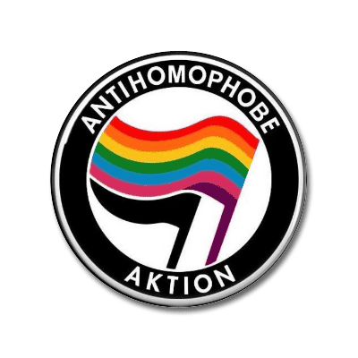 Antihomophobe Aktion | Button Antihomophobe Aktion | Button