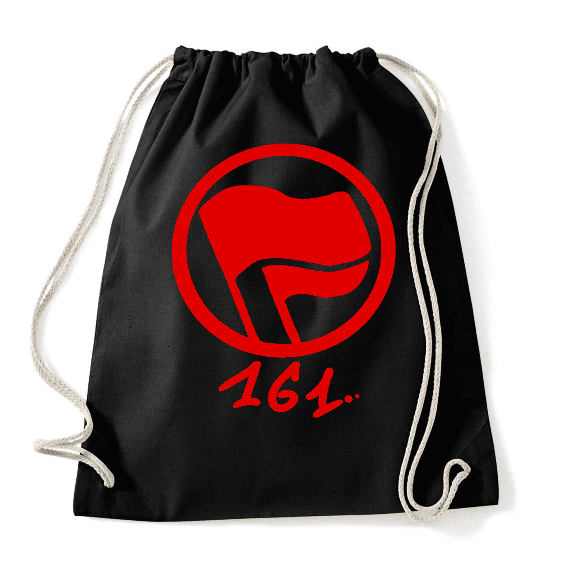 Antifa Flagge 161 groß | Turnbeutel Antifa Flagge 161 groß | Turnbeutel