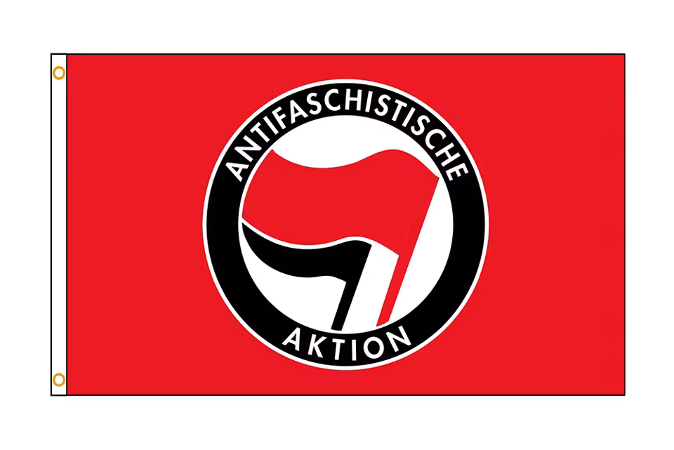 Antifaschistische Aktion Rot | Flagge 100 x 150