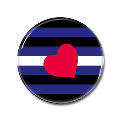 Leather Latex BDSM Flag | Button Leather Latex BDSM Flag | Button