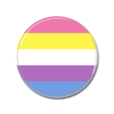 Bigender flag | Button Bigender flag | Button