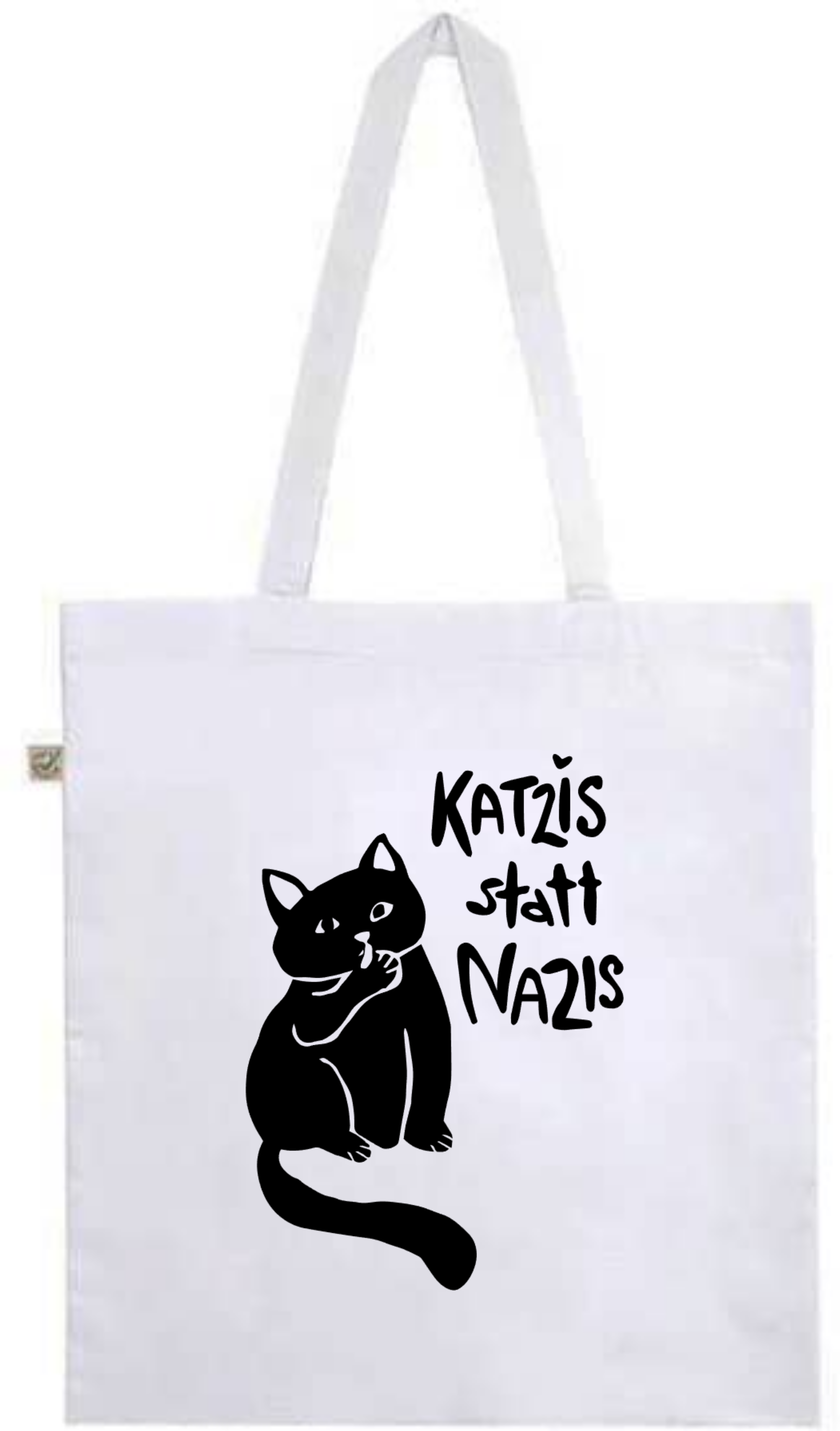 Katzis statt Nazis | Tragetasche / Tote Bag