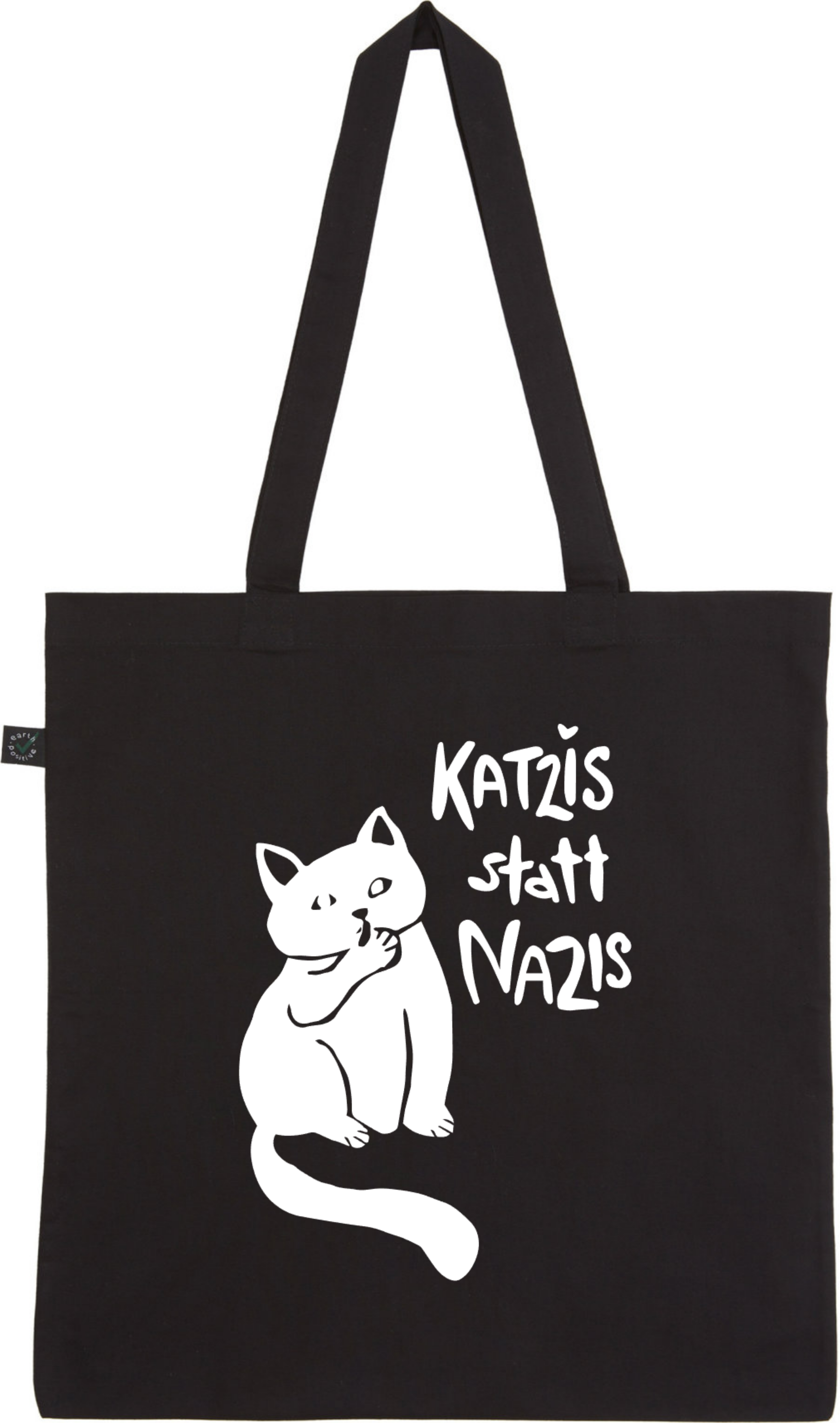 Katzis statt Nazis | Tragetasche / Tote Bag