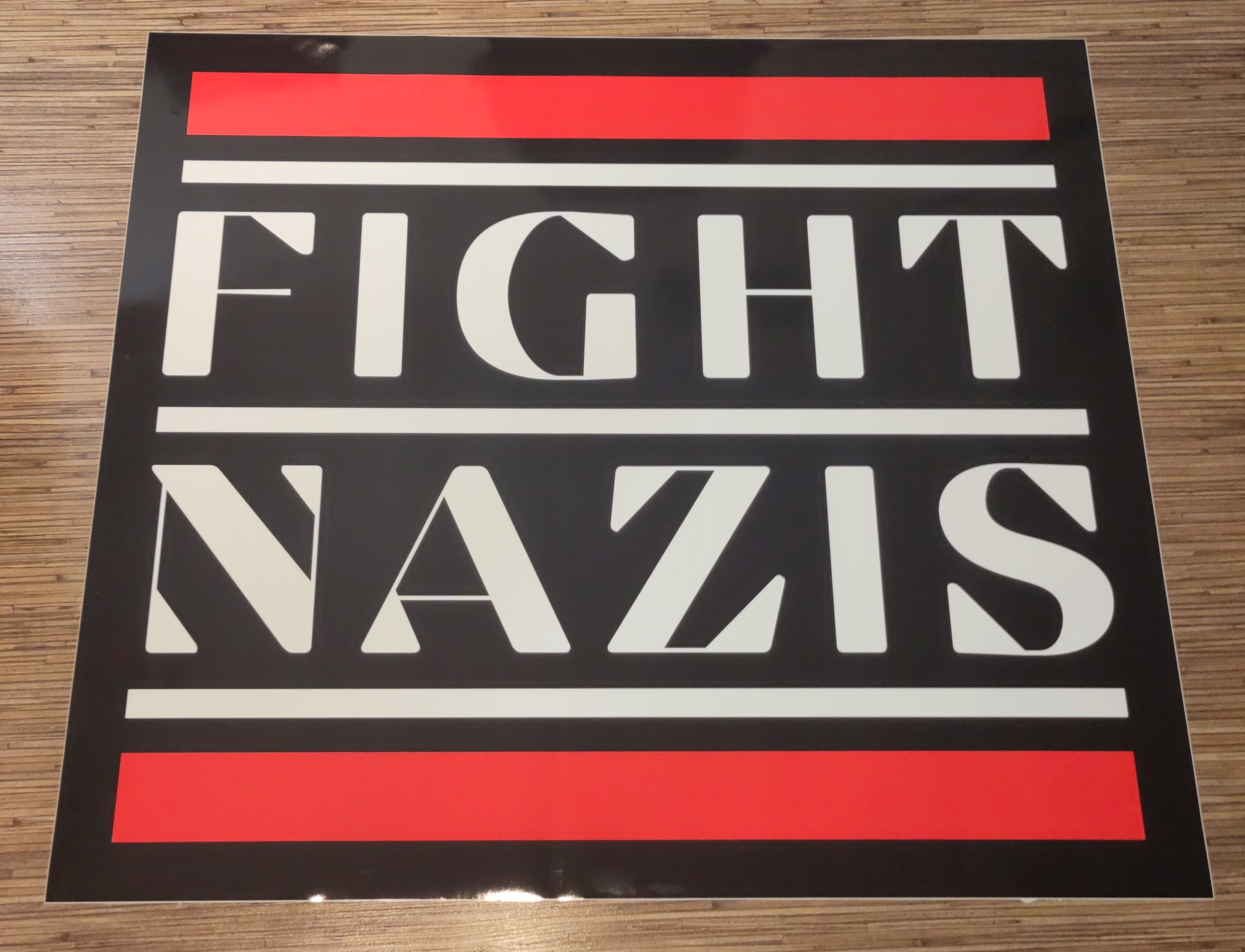 Fight Nazis XXL | Aufkleber