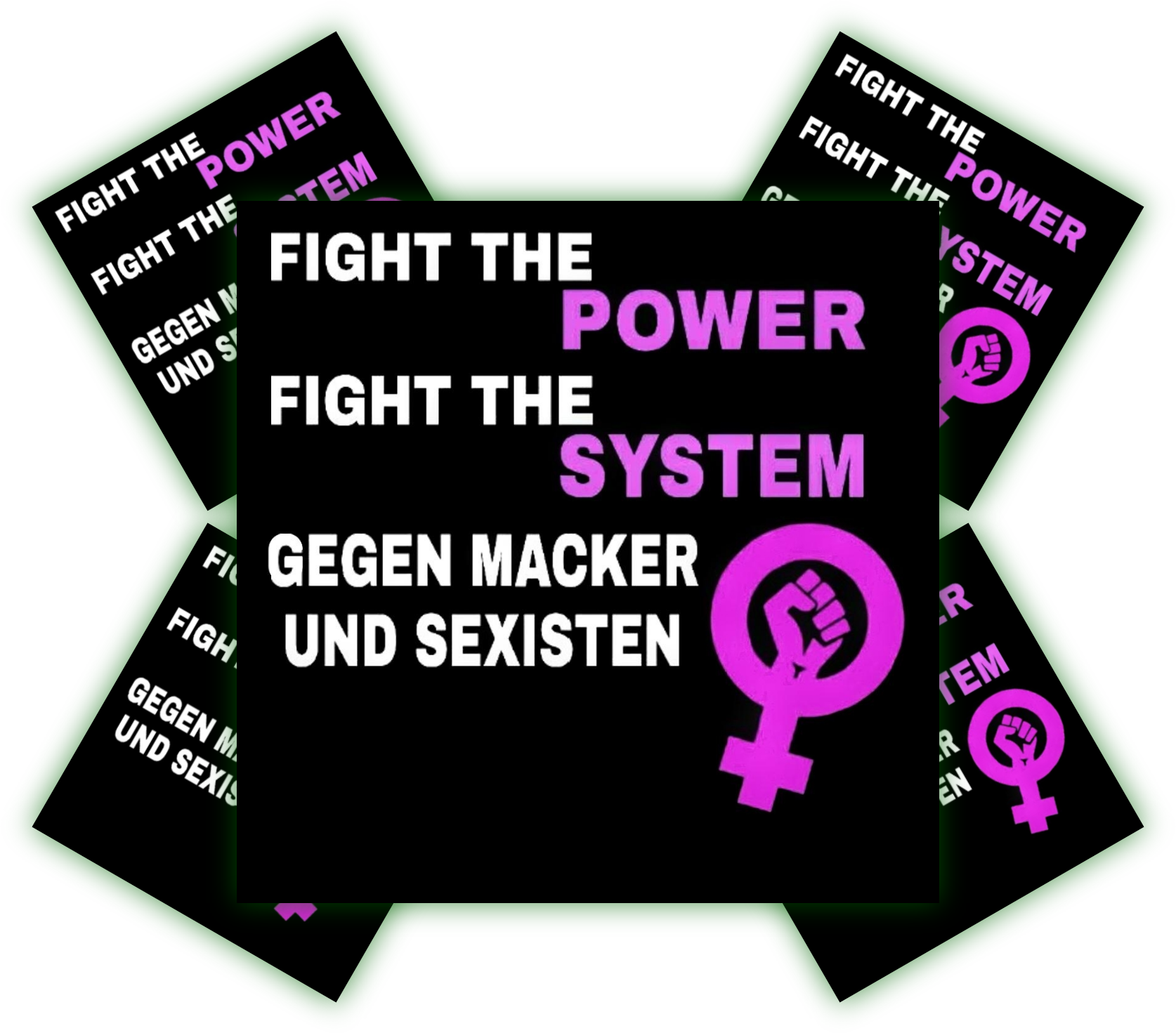 FIGHT THE POWER FIGHT THE SYSTEM | Aufkleber