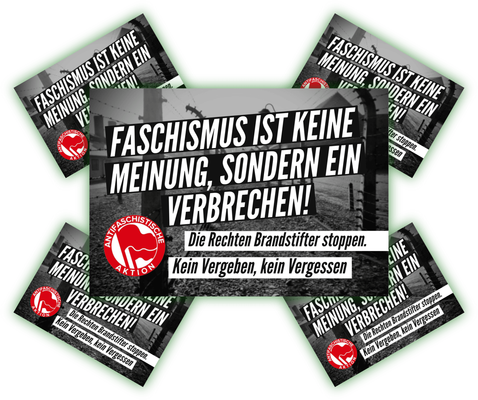 Faschismus ist keine Meinung | Aufkleber Faschismus ist keine Meinung | Aufkleber