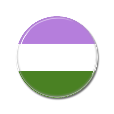 genderqueer Flag | Button