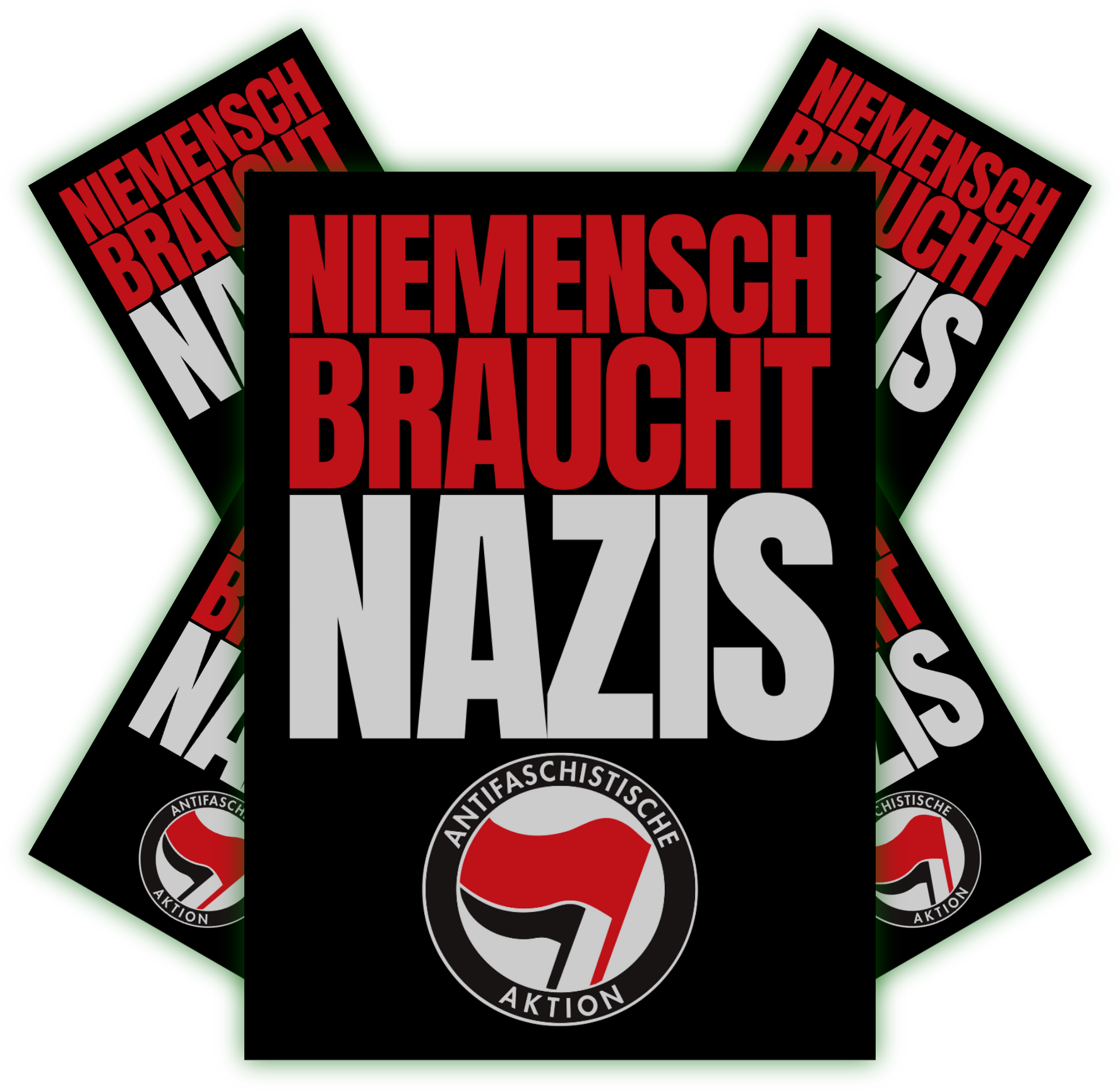 Niemensch braucht Nazis | Aufkleber