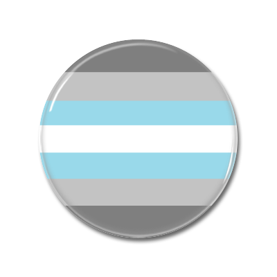Demiboy Flag | Button