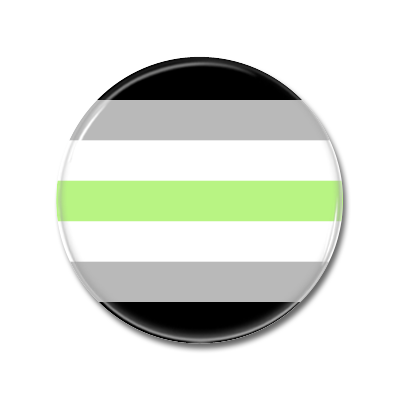agender Flag | Button