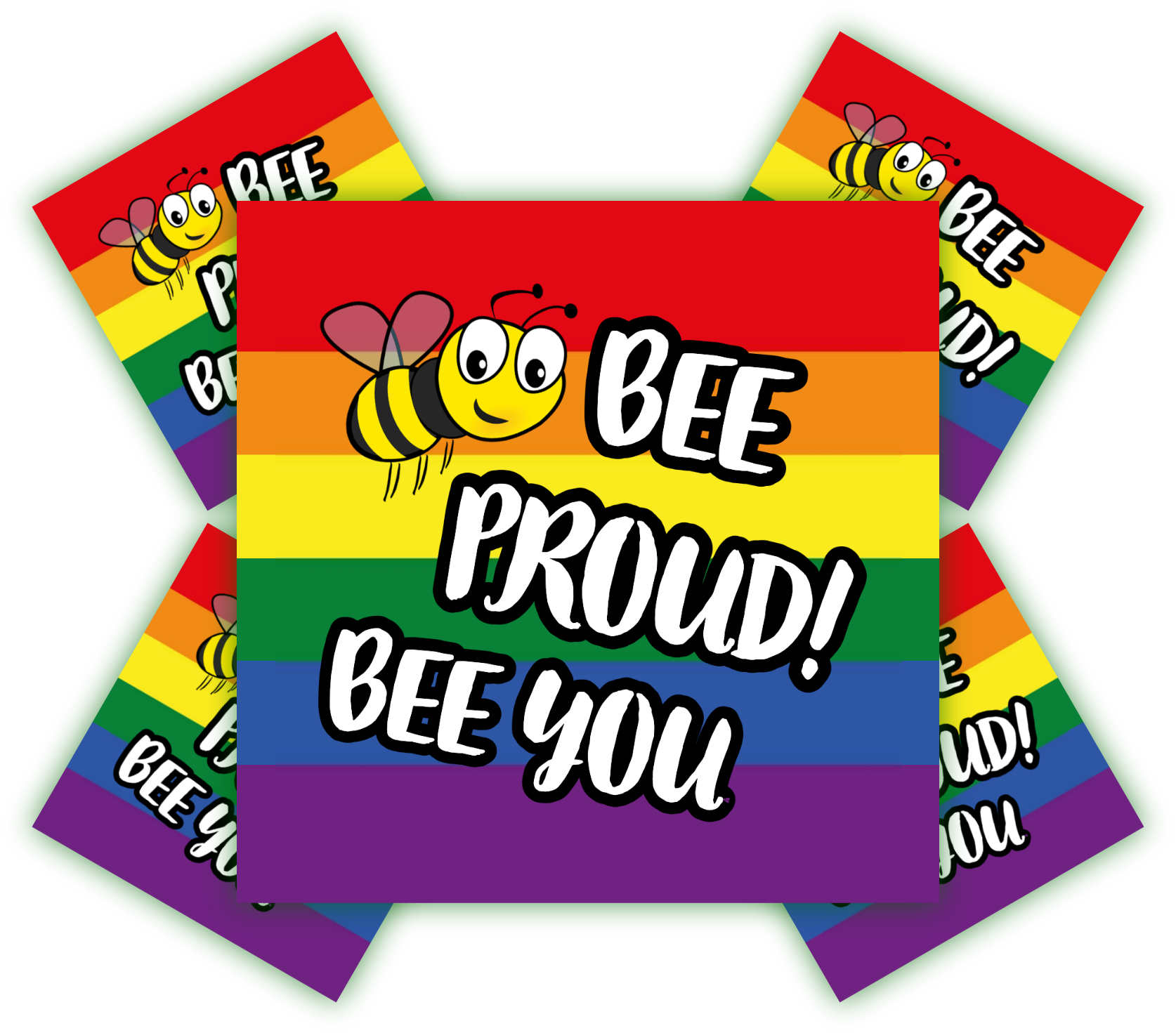 Bee Proud! Bee you | Aufkleber