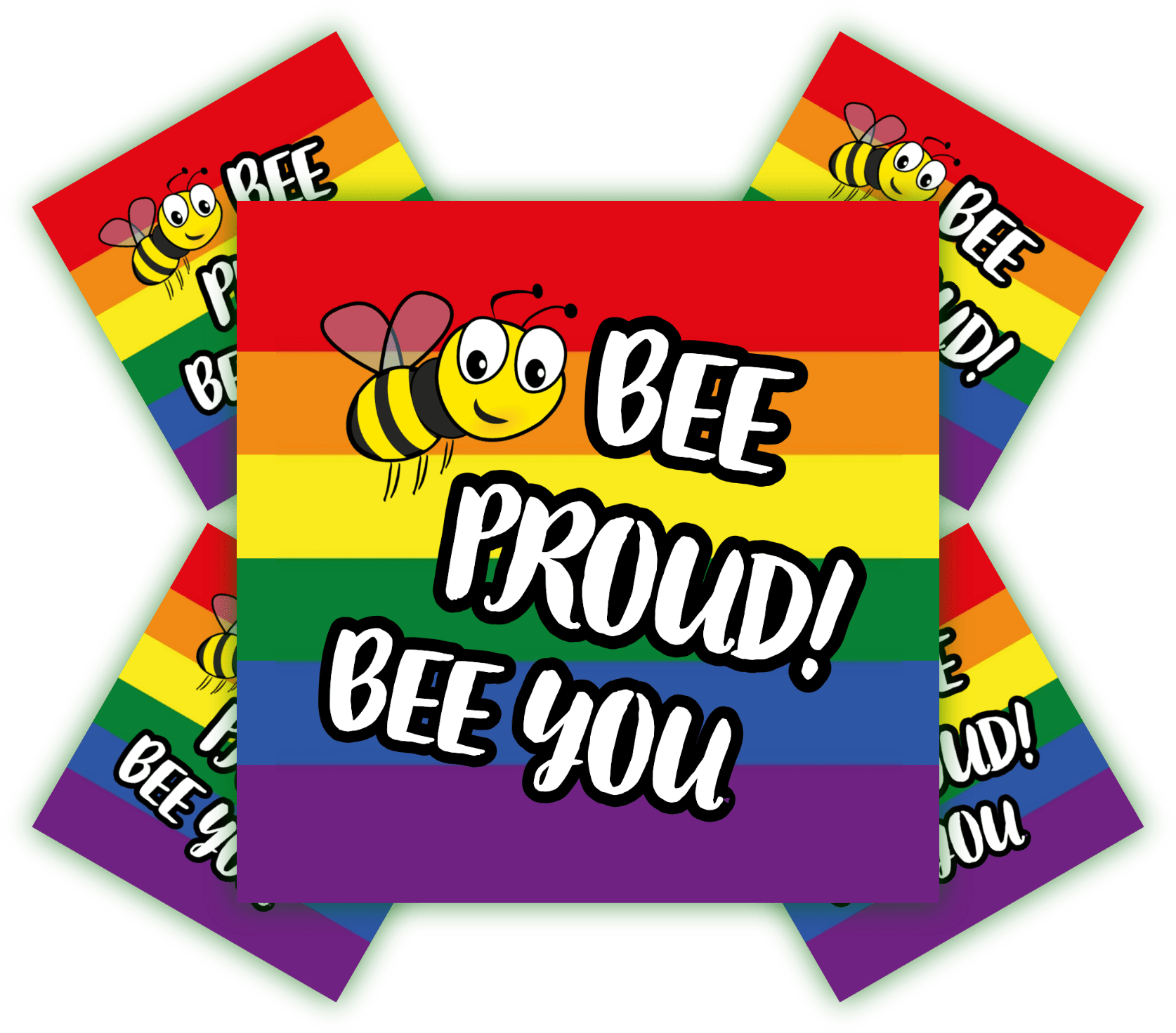 Bee Proud! Bee you | Aufkleber Bee Proud! Bee you | Aufkleber