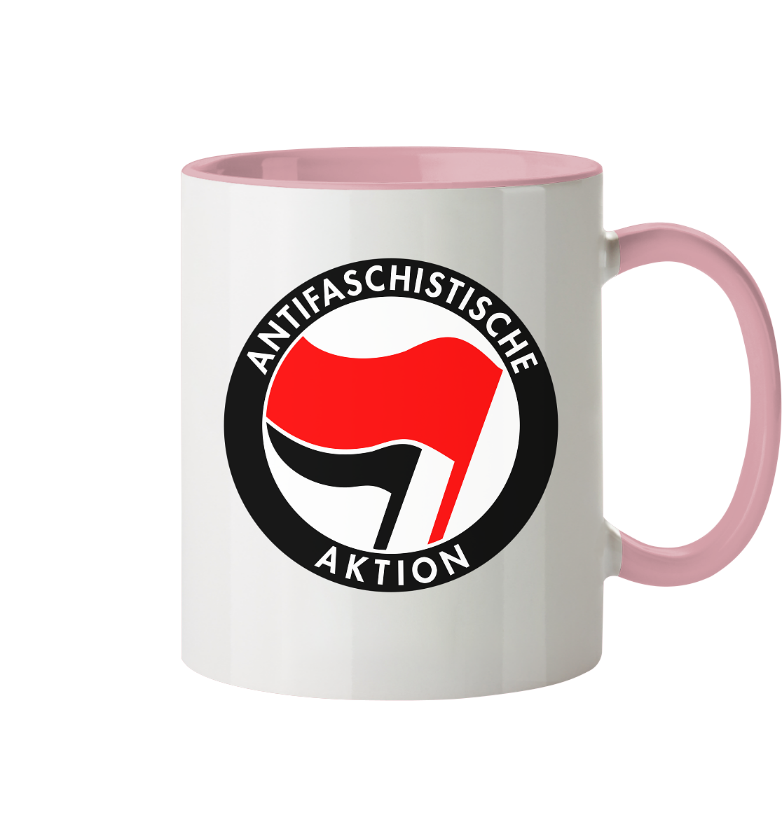 Antifaschistische Aktion - Tasse zweifarbig