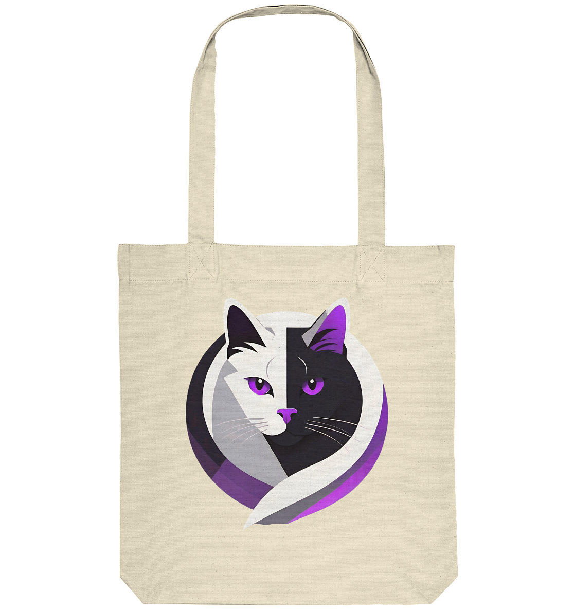 Asexual Katze - Organic Tote-Bag