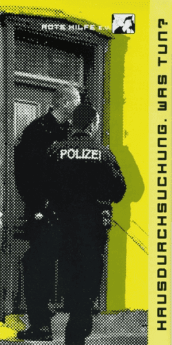 Leitfaden für den Umgang mit Hausdurchsuchungen. Informationsbroschüre über das Vorgehen bei Hausdurchsuchungen mit einem Polizeibeamten.