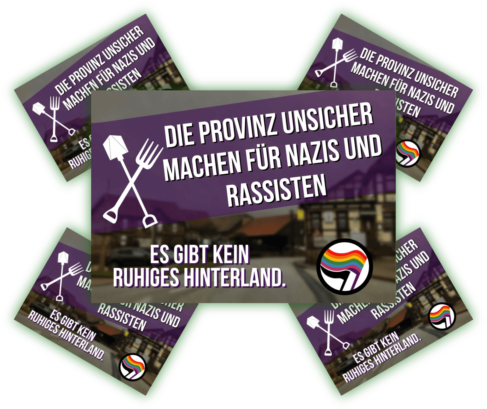Die Provinz unsicher machen | Aufkleber Die Provinz unsicher machen | Aufkleber