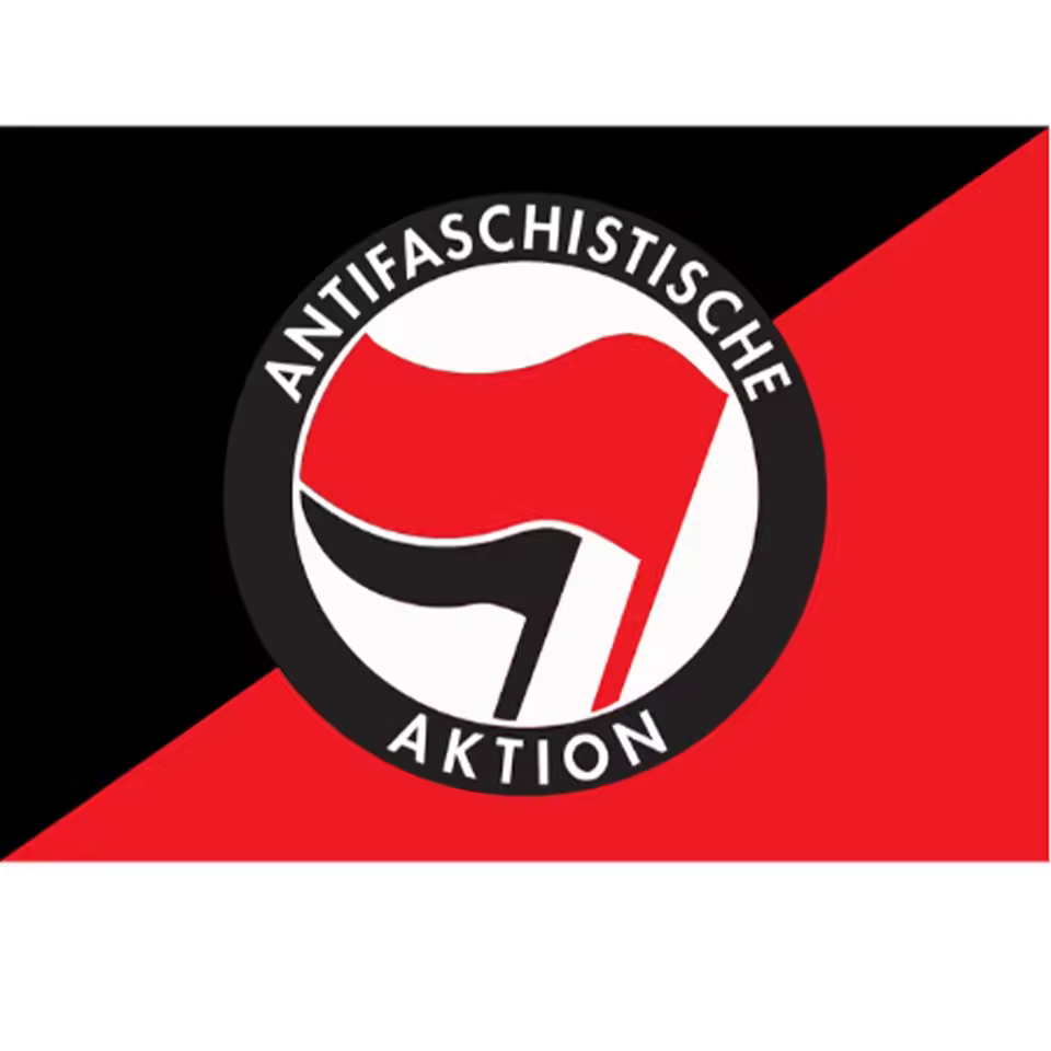 Antifaschistische Aktion Rot/Schwarz | Flagge 100 x 150