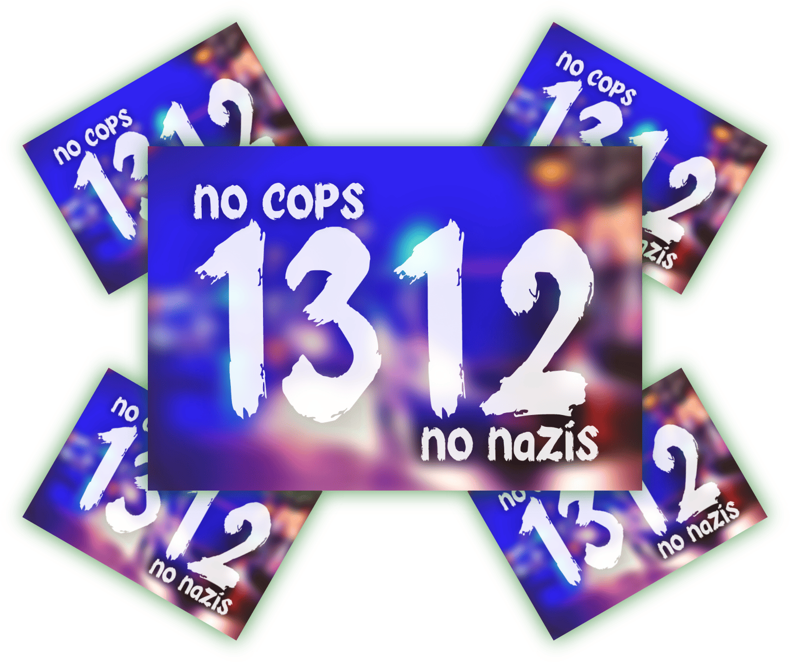 no cops no Nazis | Aufkleber no cops no Nazis | Aufkleber