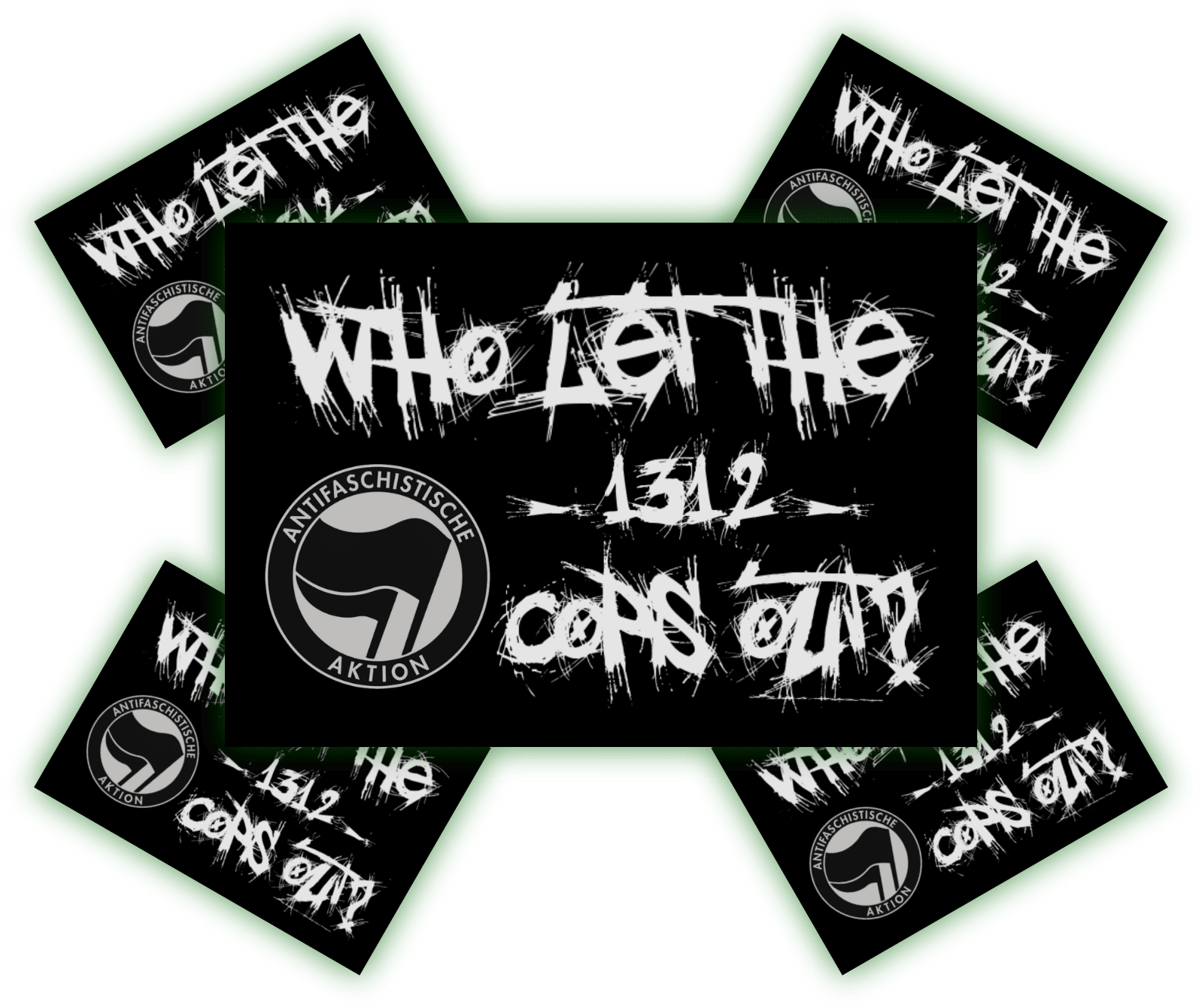 Who let the Cops out? | Aufkleber Who let the Cops out? | Aufkleber