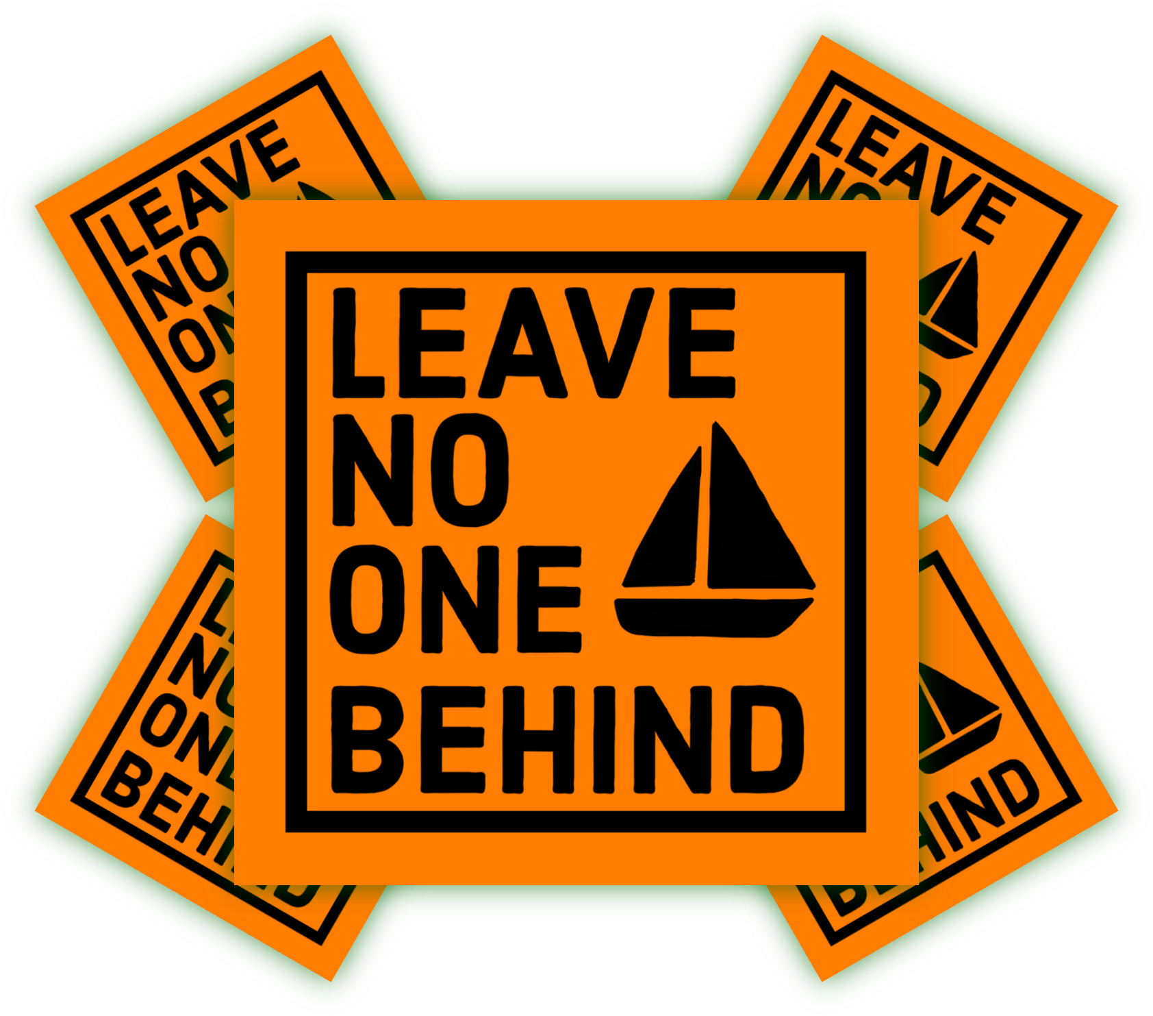 Leave no one Behind | Aufkleber