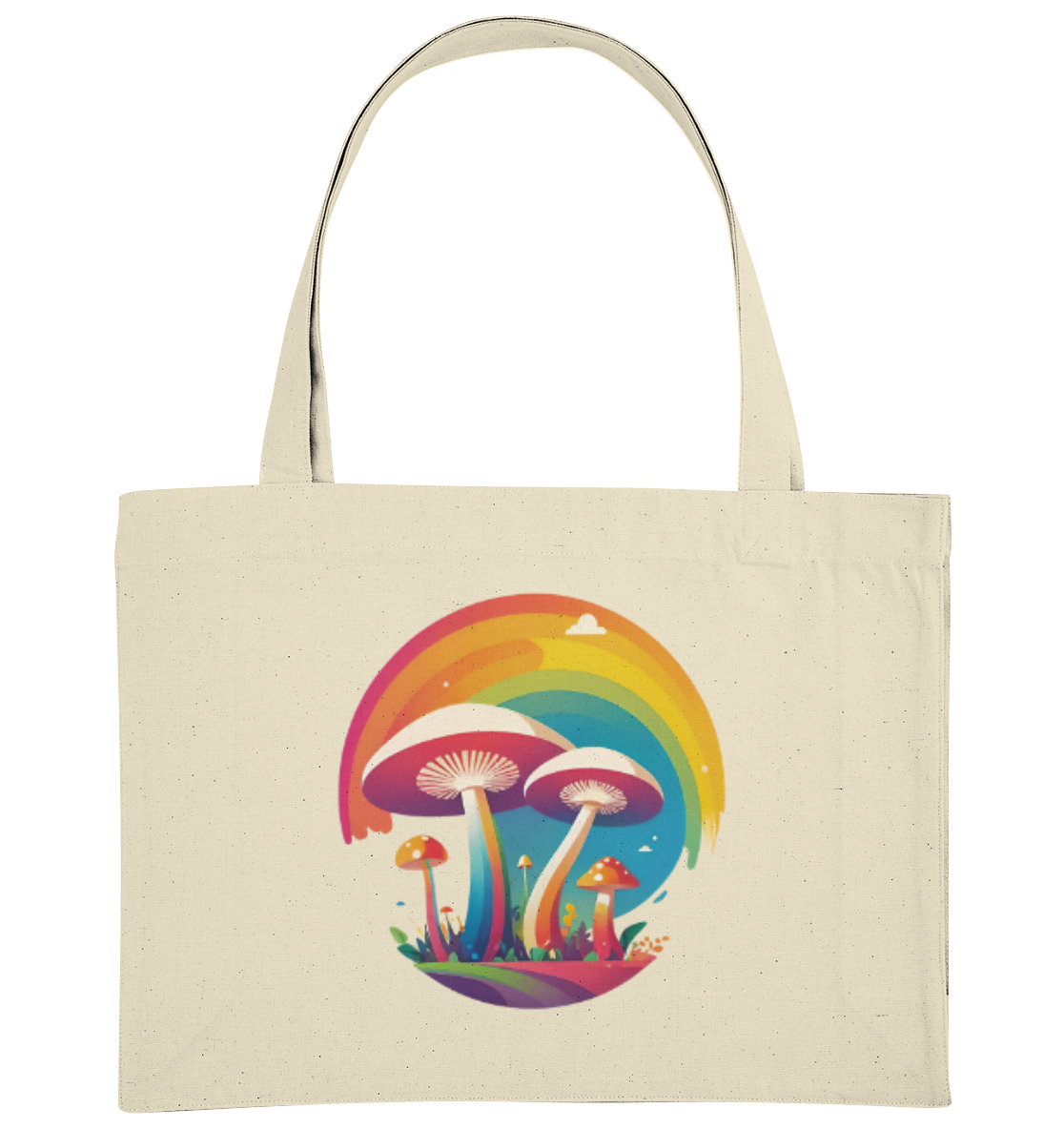 Regenbogen Pilze - Organic Shopping-Bag
