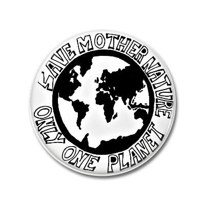 SAVE MOTHER NATURE | Button SAVE MOTHER NATURE | Button