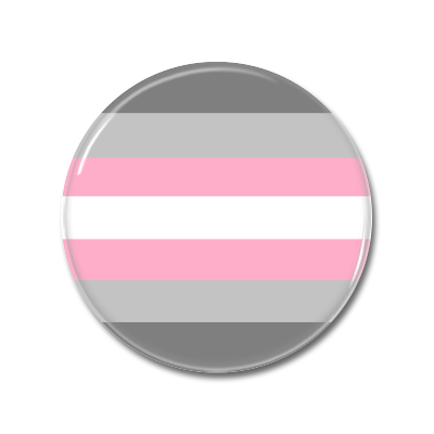 Demigirl Flag | Button