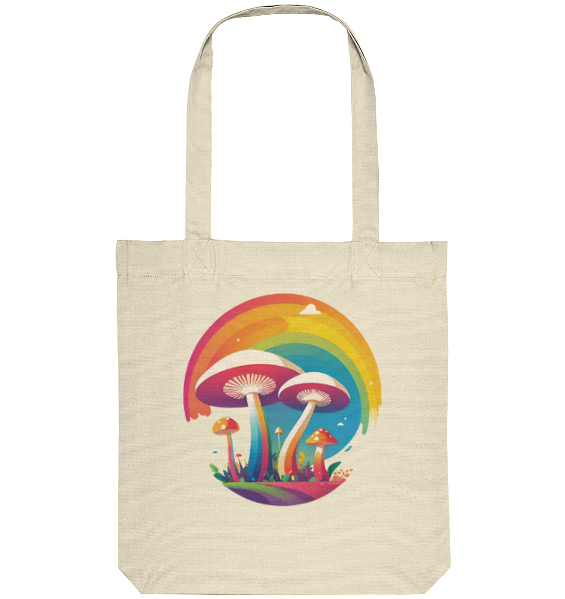 Regenbogen Pilze - Organic Tote-Bag