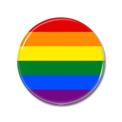 Regenbogen Flagge | Button