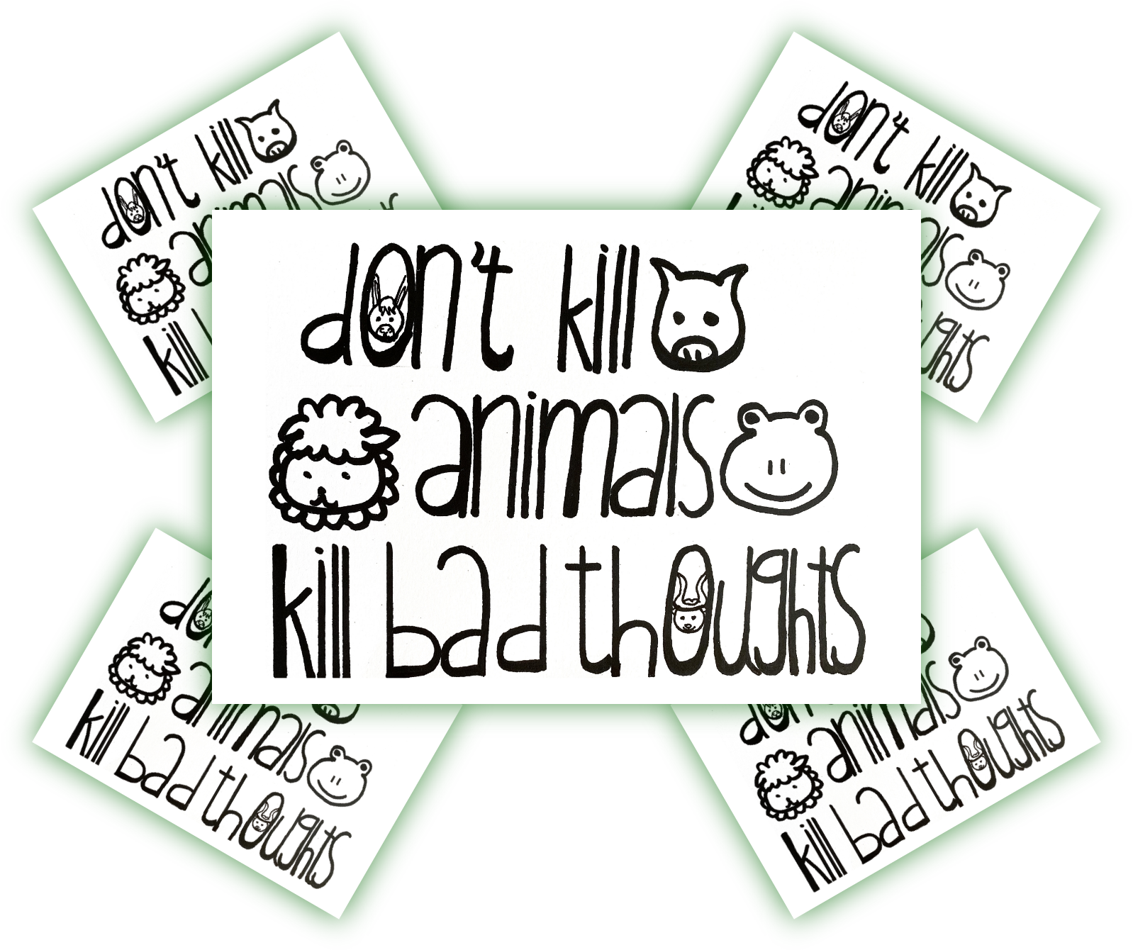 DON'T KILL ANIMALS | Aufkleber