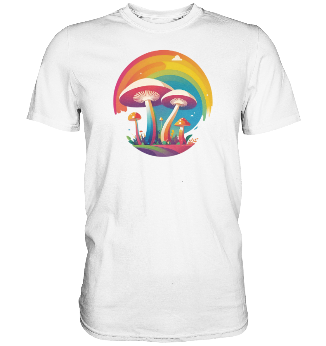 Regenbogen Pilze - Premium Shirt