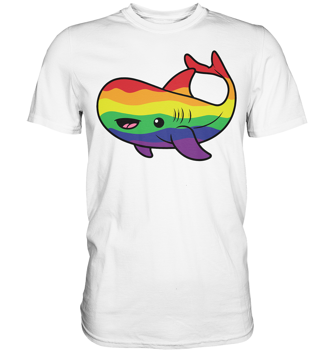 Regenbogen Walhai - Premium Shirt