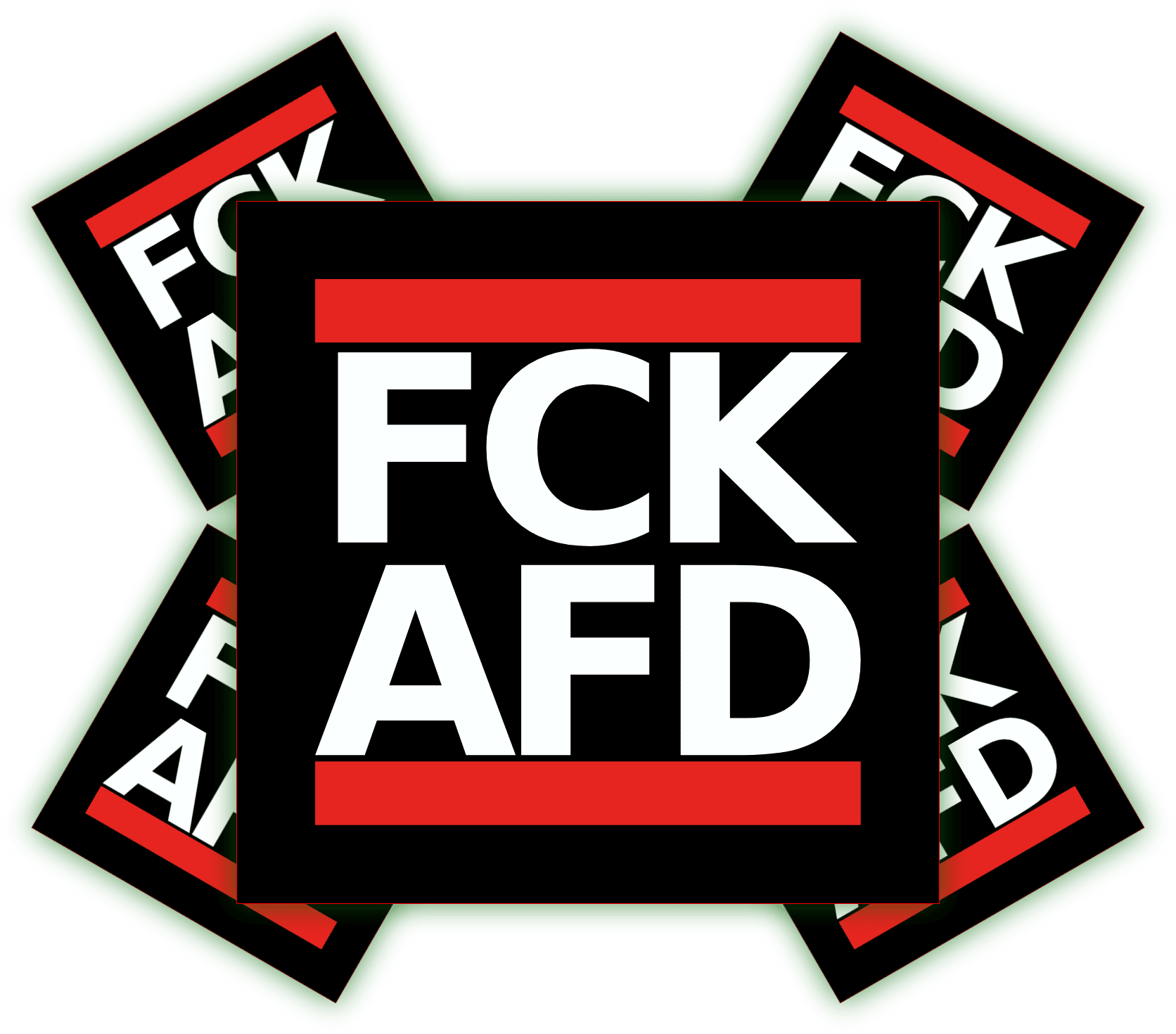 FCK AFD | Aufkleber FCK AFD | Aufkleber