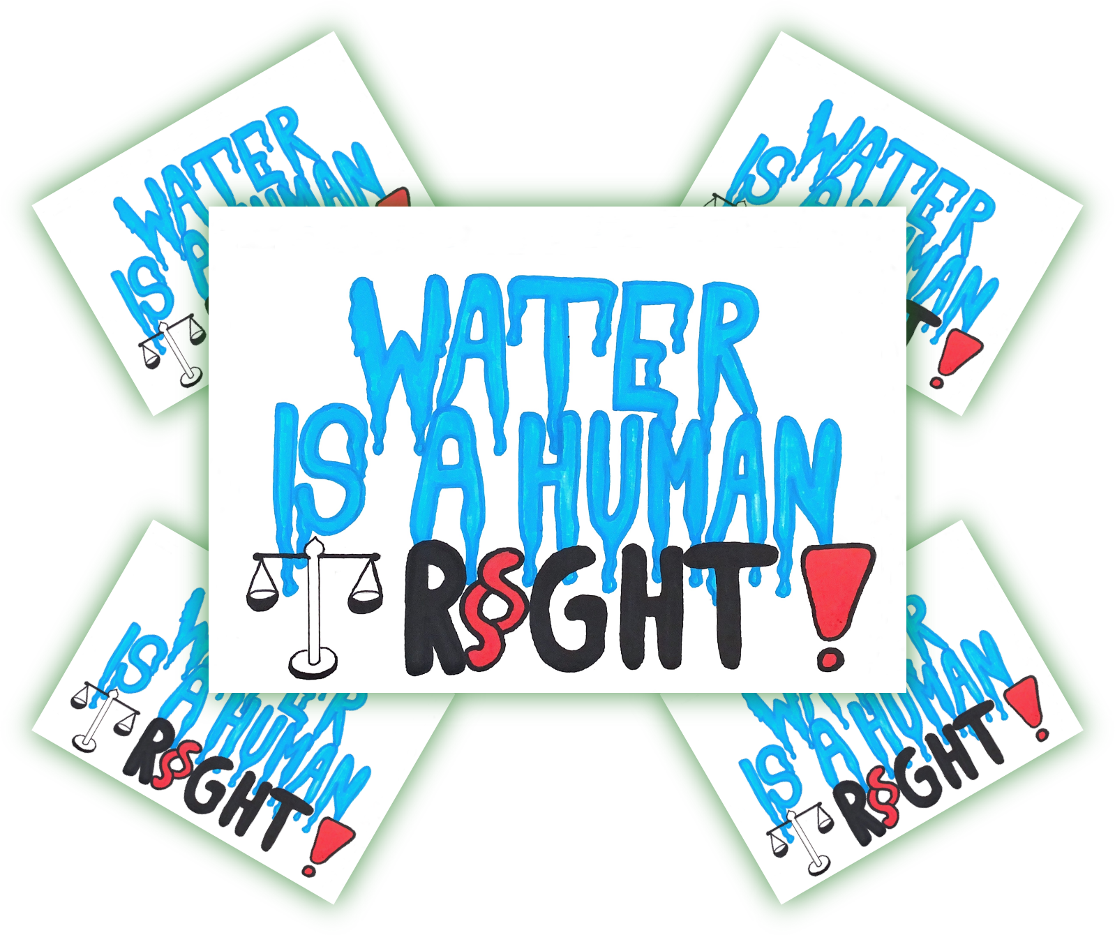 Water is a Human Right | Aufkleber