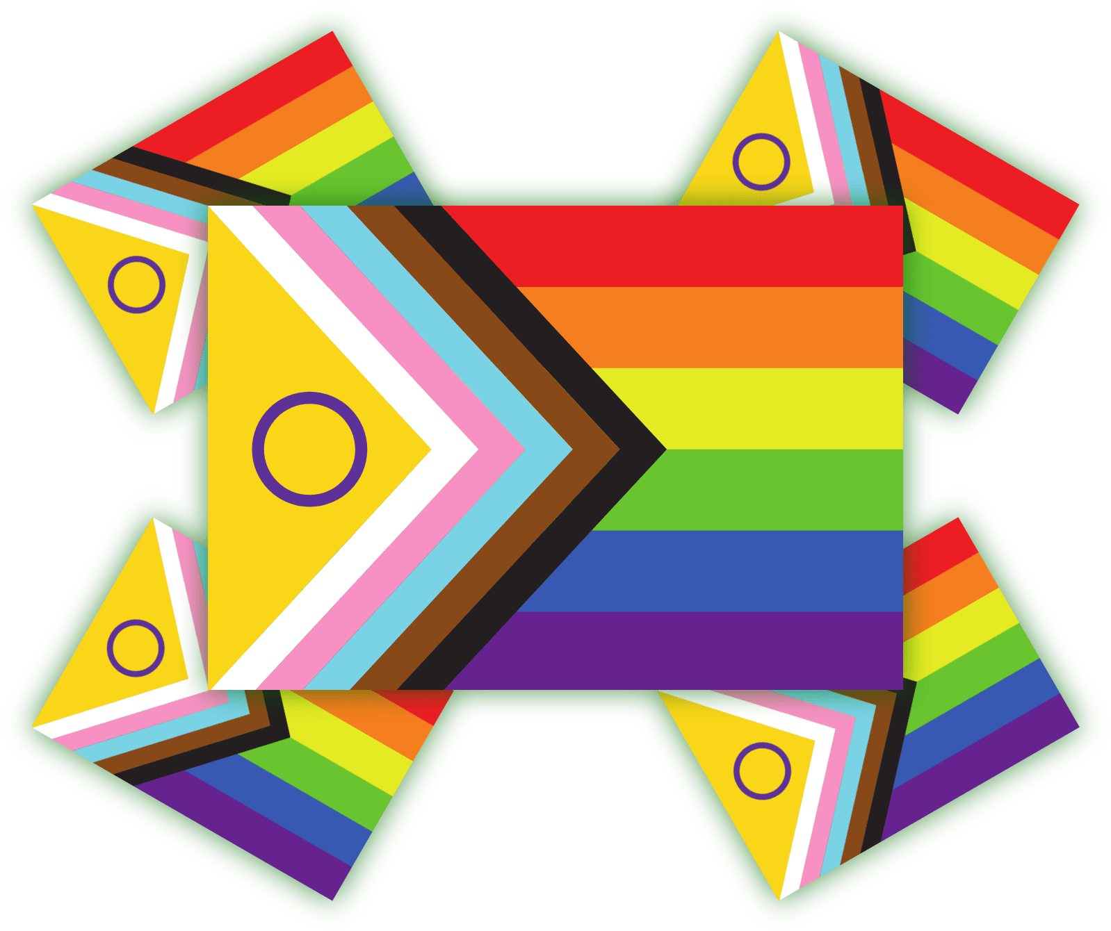 New Progress Flag | Aufkleber New Progress Flag | Aufkleber