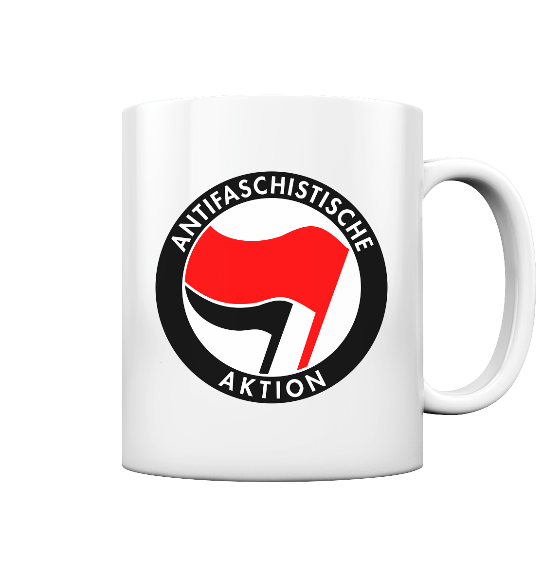 Antifaschistische Aktion - Tasse glossy