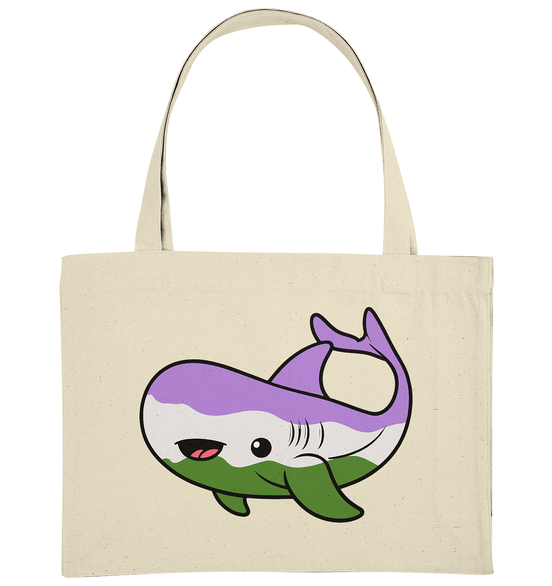 Genderqueer Walhai - Organic Shopping-Bag