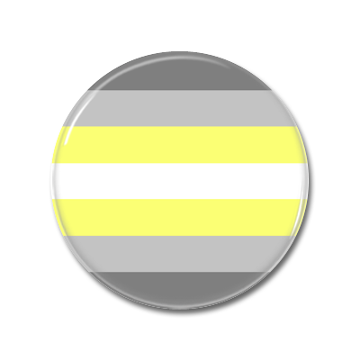 Deminonbinary Flag | Button
