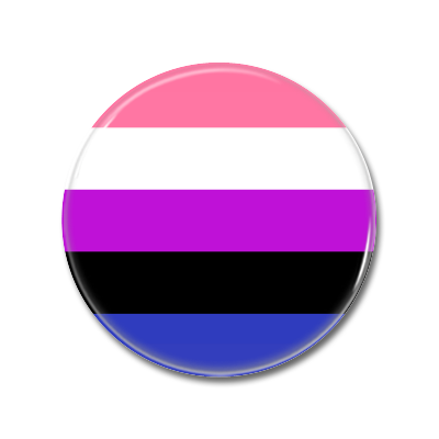 genderfluid Flag | Button
