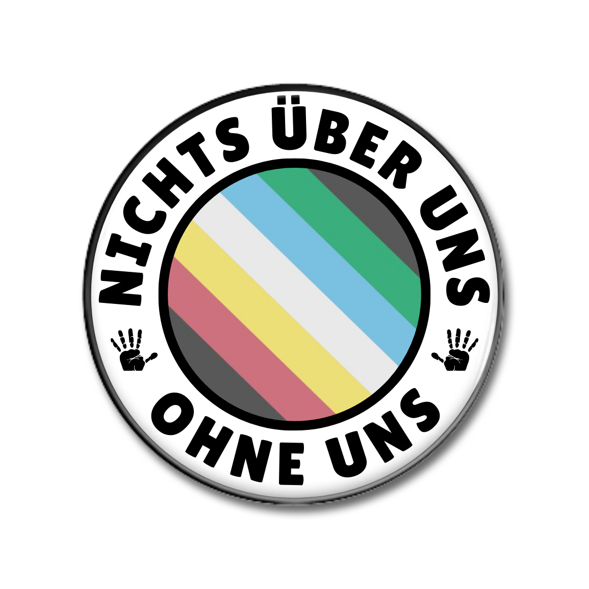 NICHTS ÜBER UNS OHNE UNS | Button | SW10522